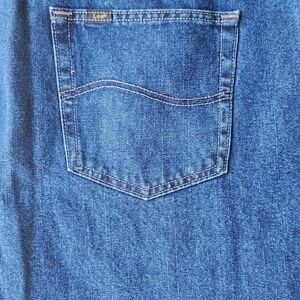 Lee Fleece Lined Men's Classic Indigo Jeans